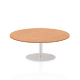 Dynamic Italia 1200mm Poseur Round Table Oak Top 475mm High Leg ITL0158 DD